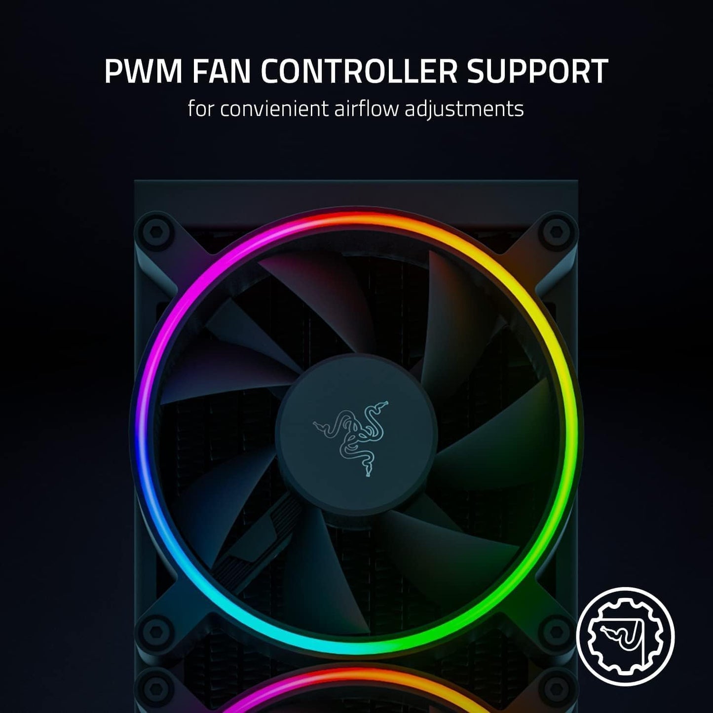 Razer Hanbo Chroma 240mm Watercooling AIO RGB Gaming - vue 7
