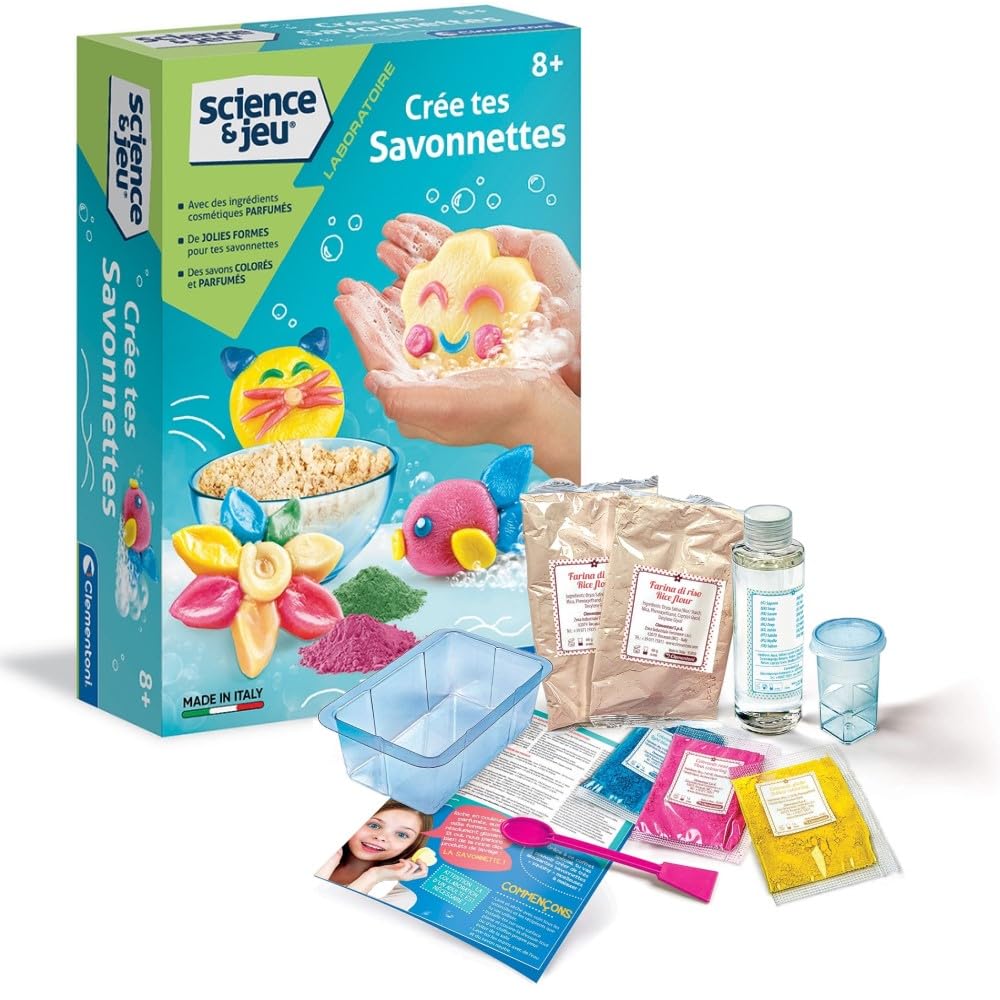 Clementoni Savons Moelleux DIY – Kit créatif enfant 8+