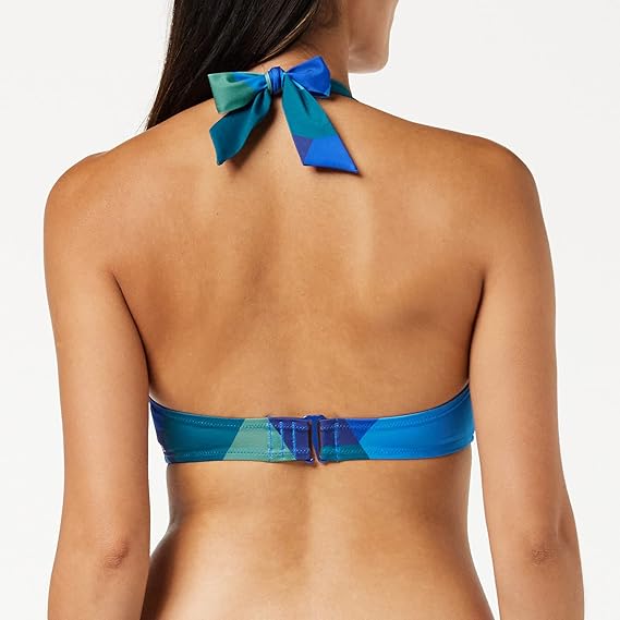Sloggi Shore Kiritimati – Haut bikini triangle Blue Dark Combination L - vue 3