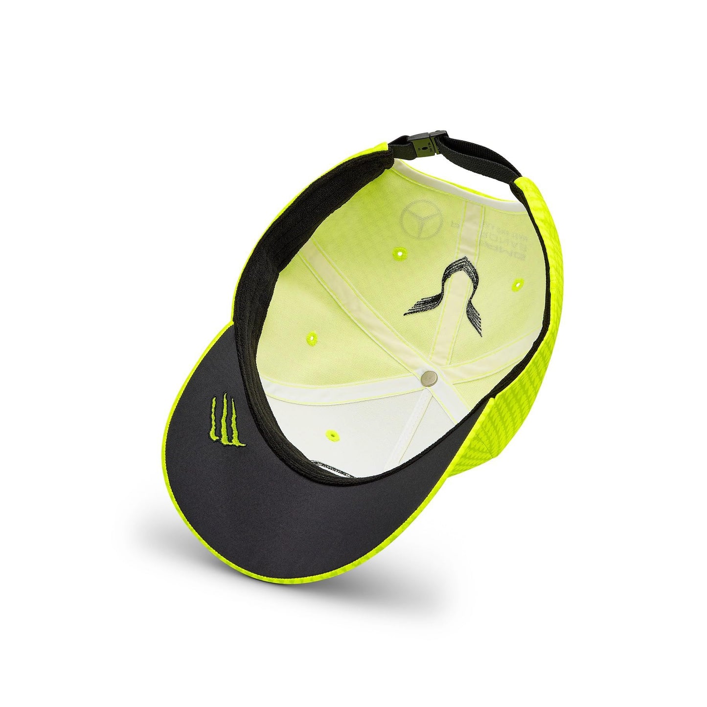Mercedes AMG F1 Hamilton 2023 Casquette Jaune Fluo – Officielle - vue 4