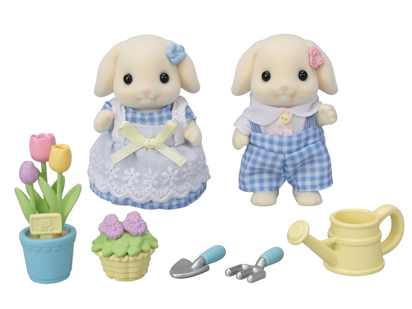 Figurines Sylvanian Families Frère Sœur Lapin Bélier Epoch Dream