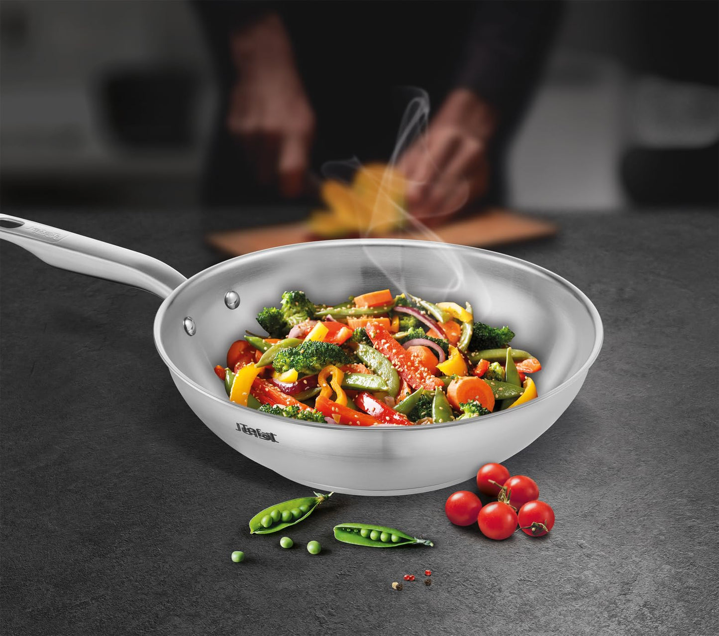 Tefal Virtuoso Poêle Wok 28 cm – Antiadhésif haut de gamme - vue 4