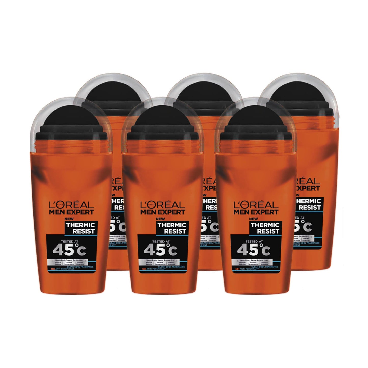 L'Oréal Men Expert Déodorant Anti-Transpirant 48H Lot de 6x50ml