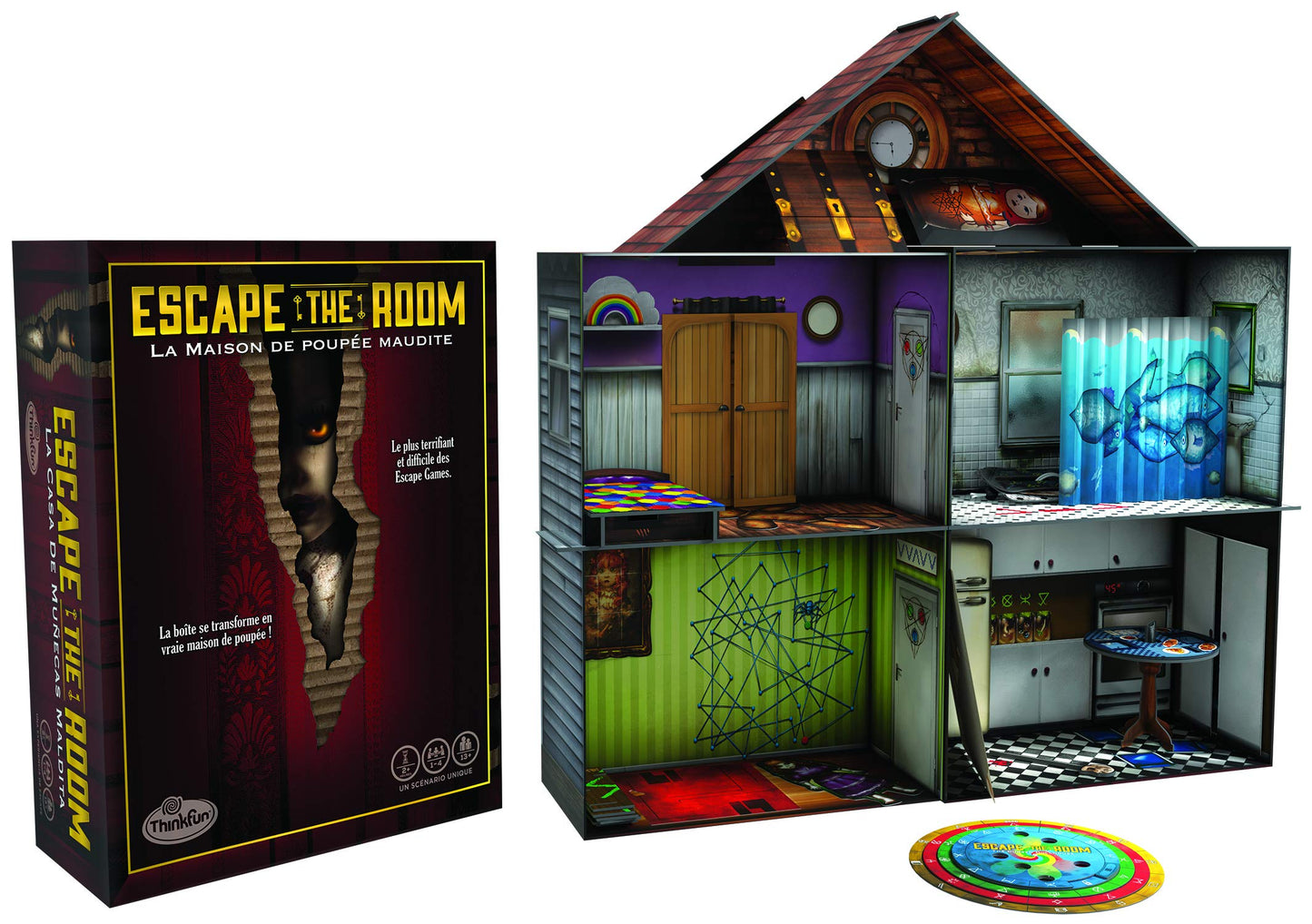 Escape Room La Maison Maudite Ravensburger - Jeu 1-4 Joueurs