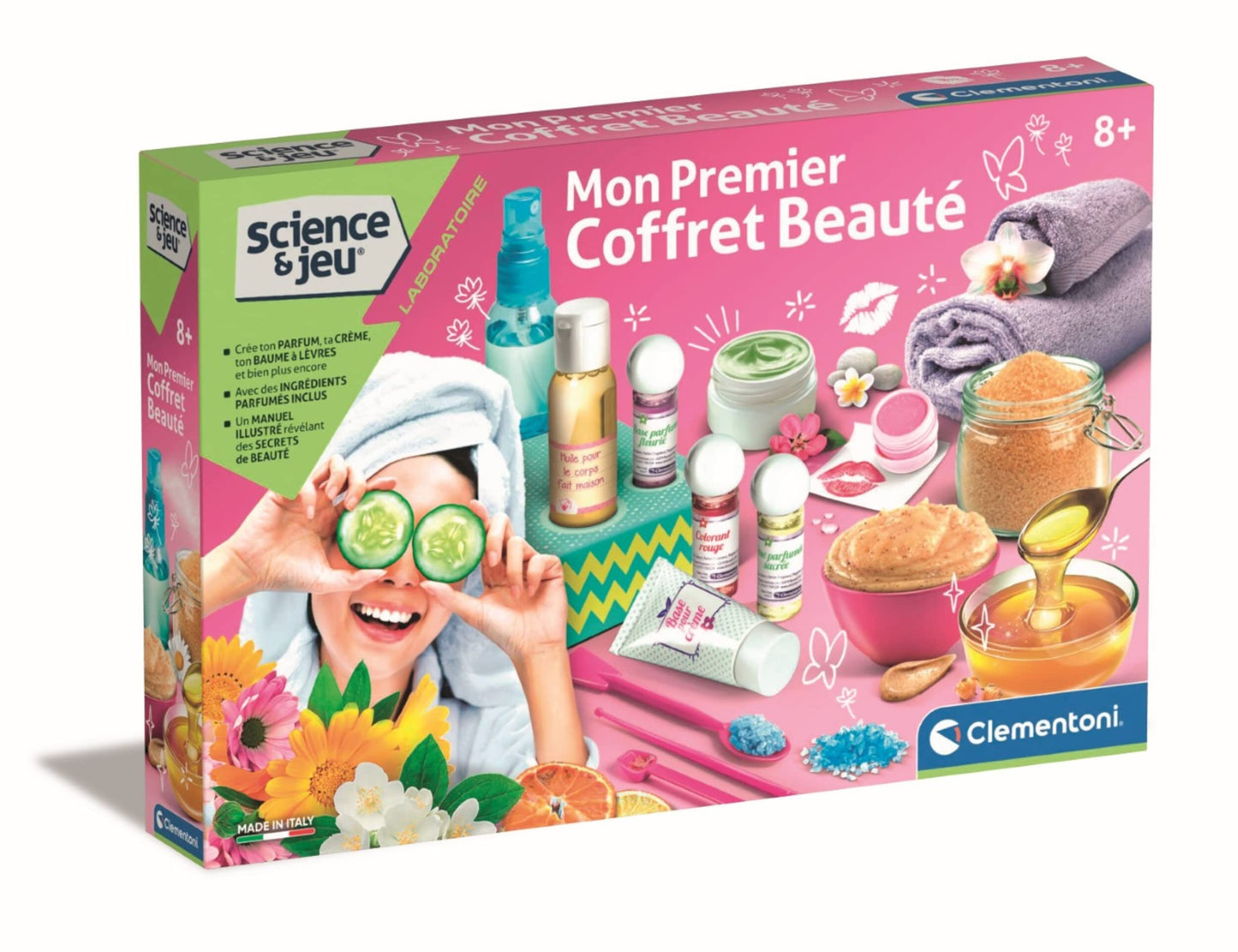 Clementoni Coffret Beauté DIY – Kit cosmétique enfant 8+