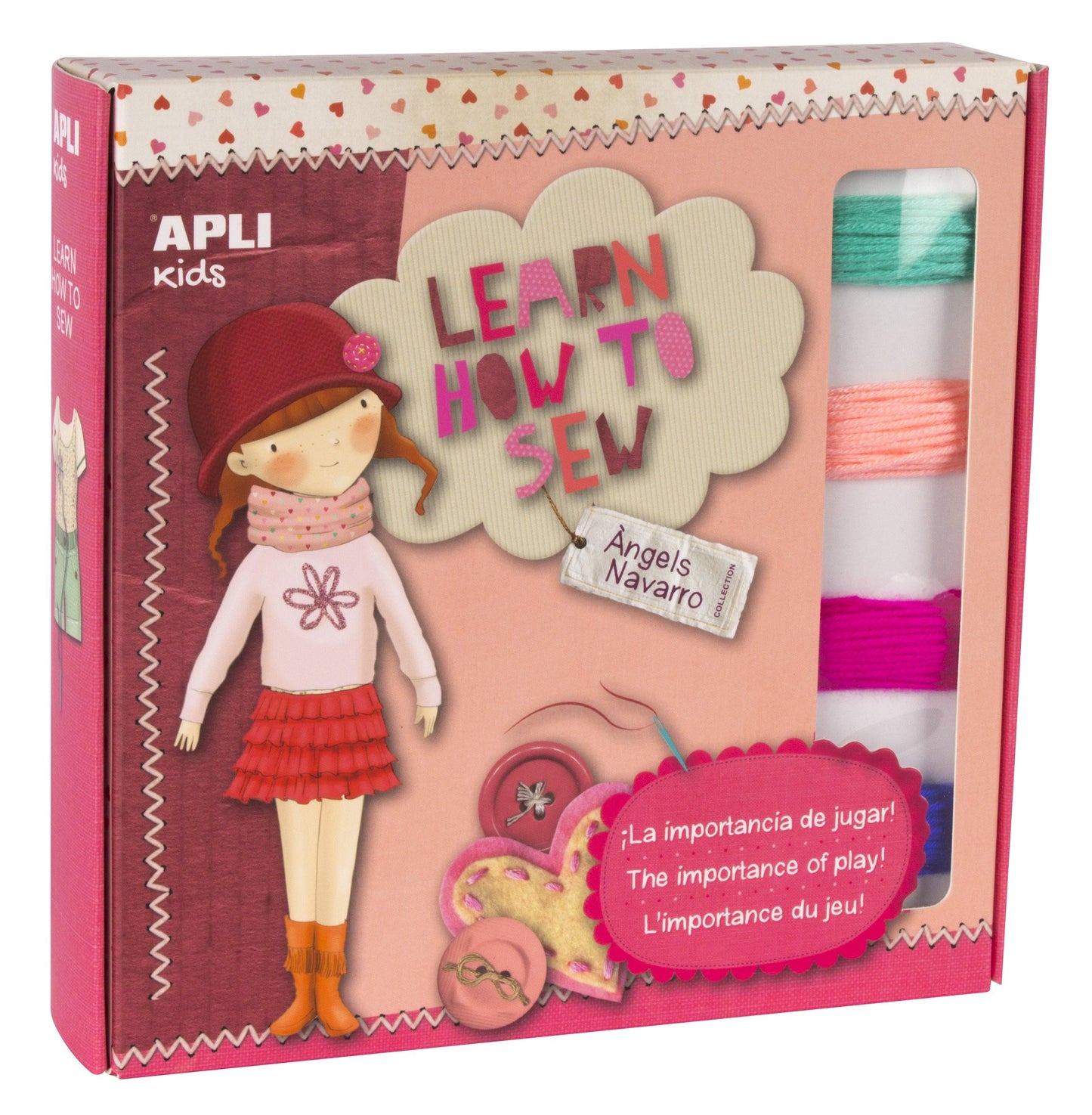 Kit Apprendre à Coudre APLI 14841 – Jeu Créatif Enfant