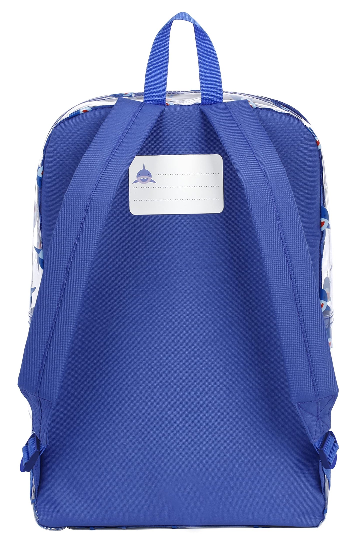 Sac à Dos Maternelle Viquel BABY KAWAII SHARK Bleu Transparent - vue 3
