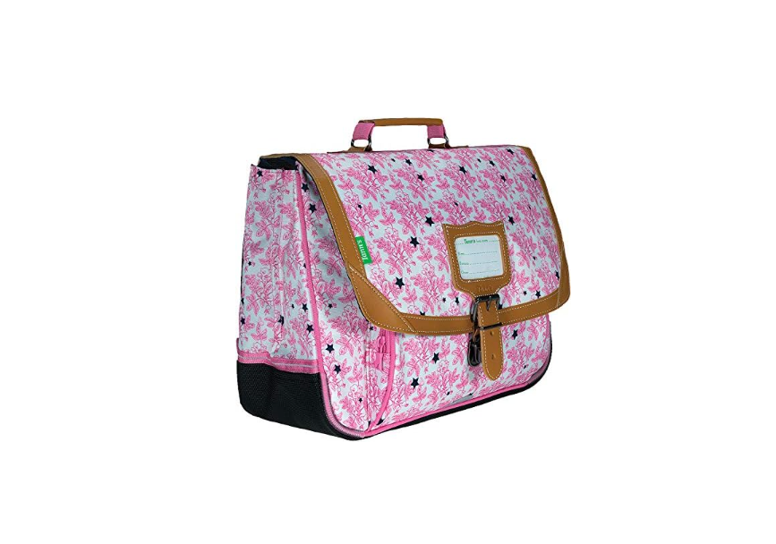 Cartable Tann’s Les Fantaisies Camélia 38 cm – Cartable écolier fille assorti et écoresponsable