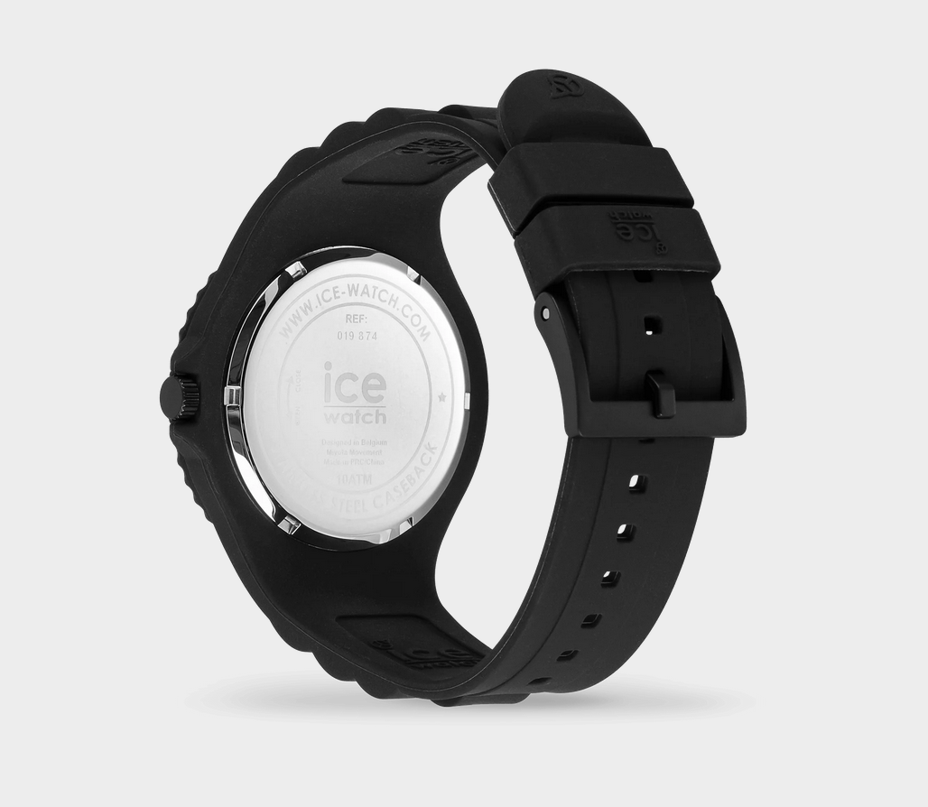 ICE-WATCH – Montre homme Ice Generation Black avec bracelet en silicone – Taille Large (019874)