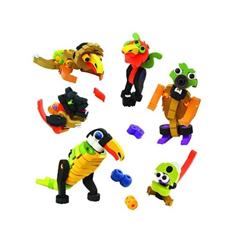 Bloco Toys – Coffret de construction Animaux Forêt Tropicale 220 pièces - vue 2