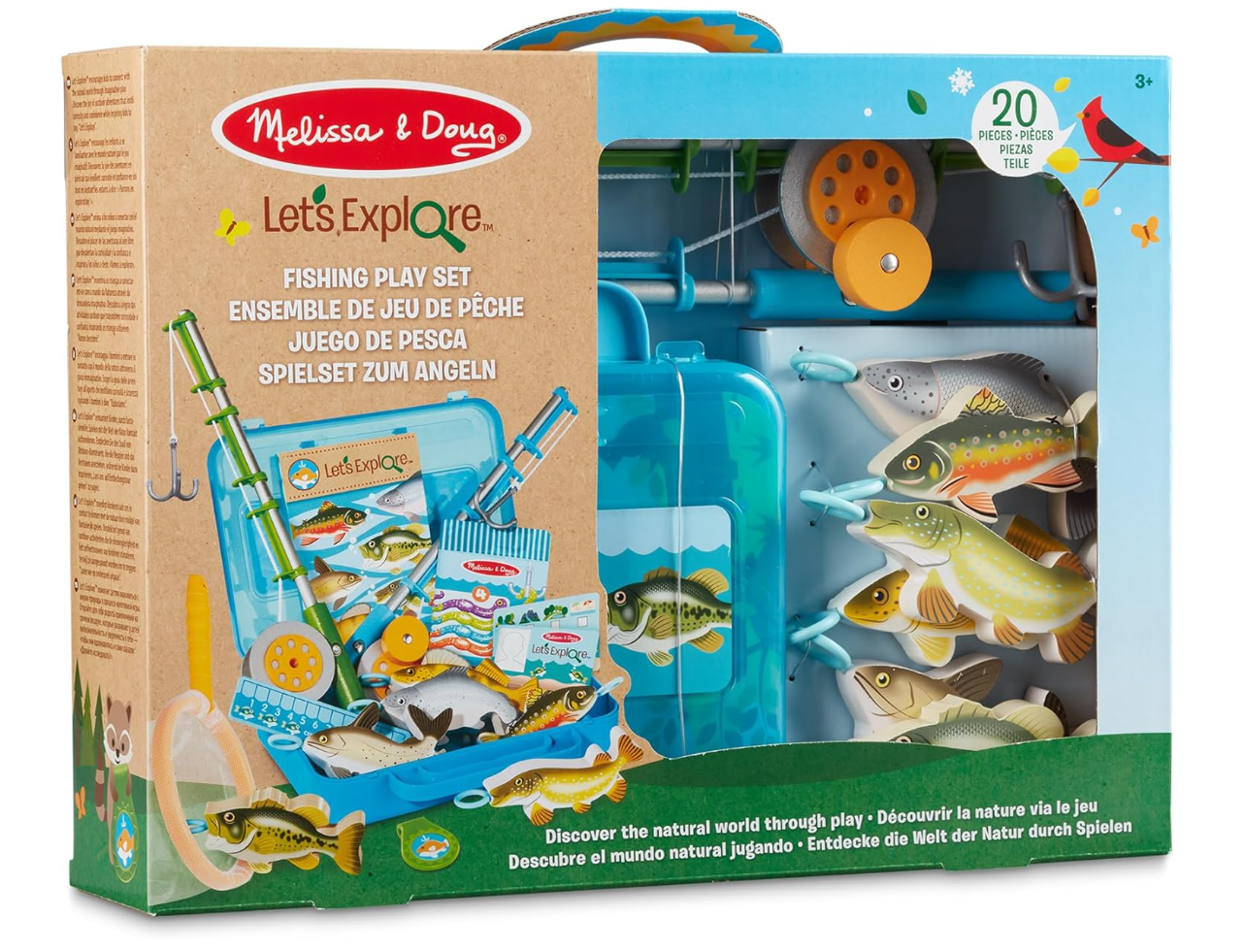 Melissa & Doug – Let's Explore Kit de Pêche – Jeu de Simulation et d’Imagination dès 3 ans