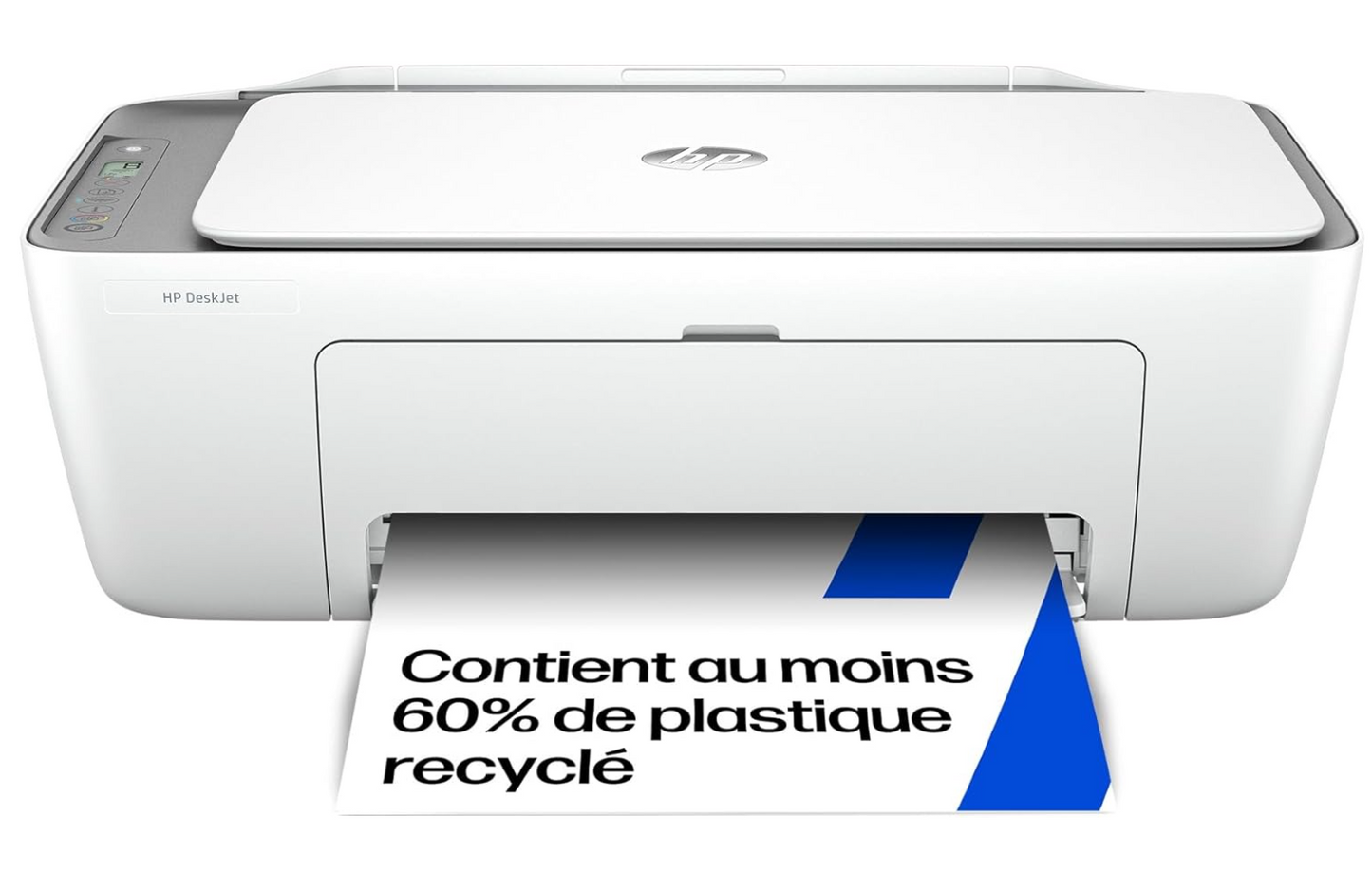 HP DeskJet 2820e – Imprimante tout-en-un Wi-Fi blanche et grise – PRODUIT RECONDITIONNÉ COMME NEUF (sans cartouches)