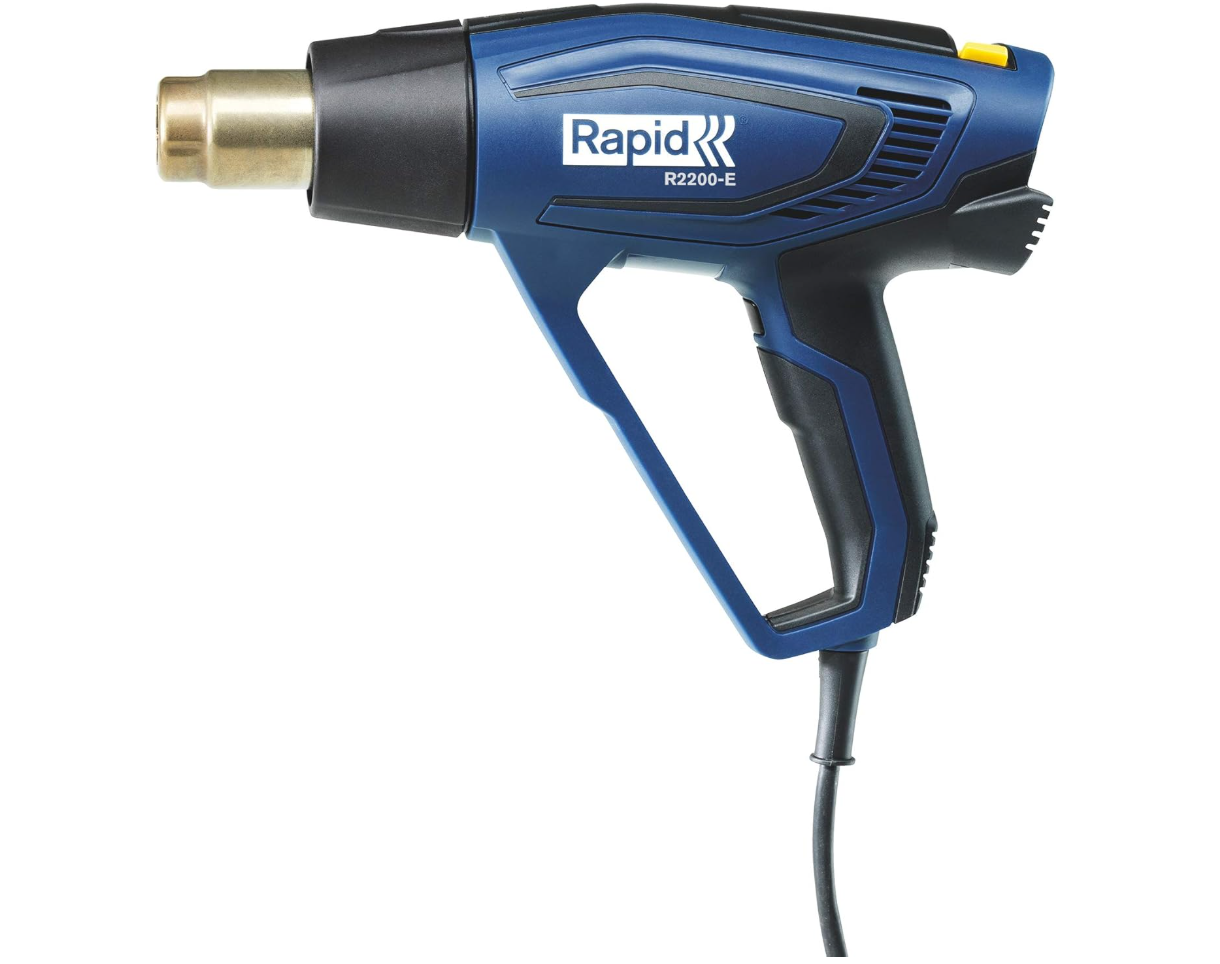 RAPID R2200 – Pistolet à air chaud professionnel 2200 W avec mallette – Réglages de température 60 à 650 °C