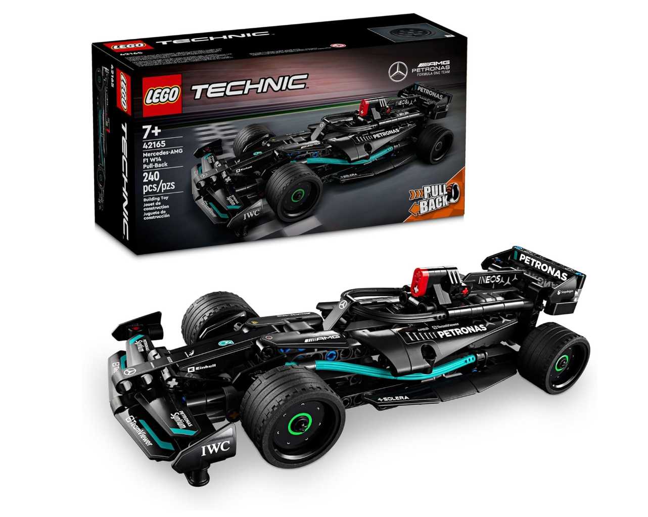 LEGO Technic 42165 Mercedes-AMG F1 W14 – Voiture course 7+