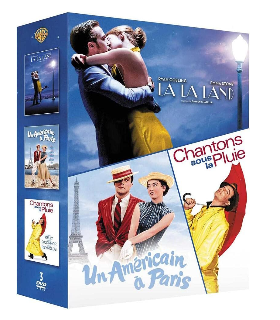 Coffret DVD Comédies Musicales Warner Bros - La La Land + 2 Classiques