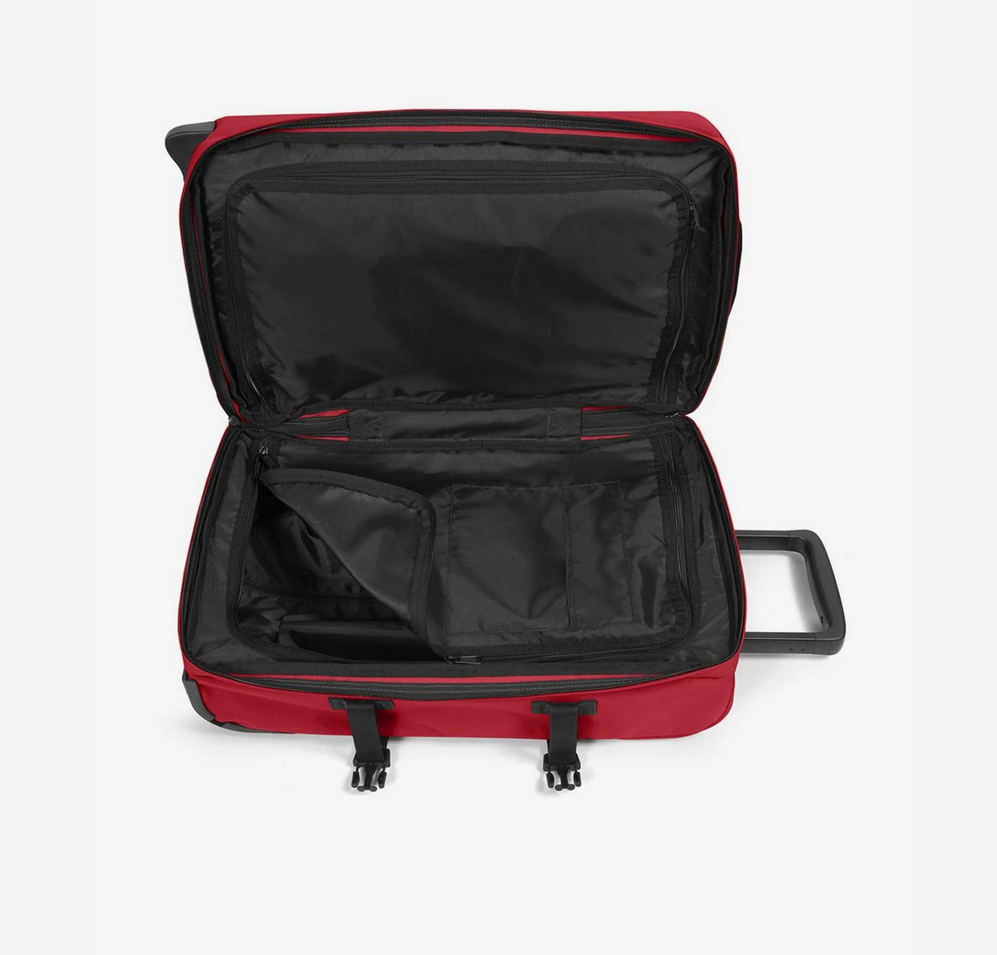 Eastpak TRANVERZ S – Valise Cabine 42L Rigide Souple – 51 x 32,5 x 23 cm – Beet Burgundy (Rouge) – Bagage à Roulettes Double Compartiment