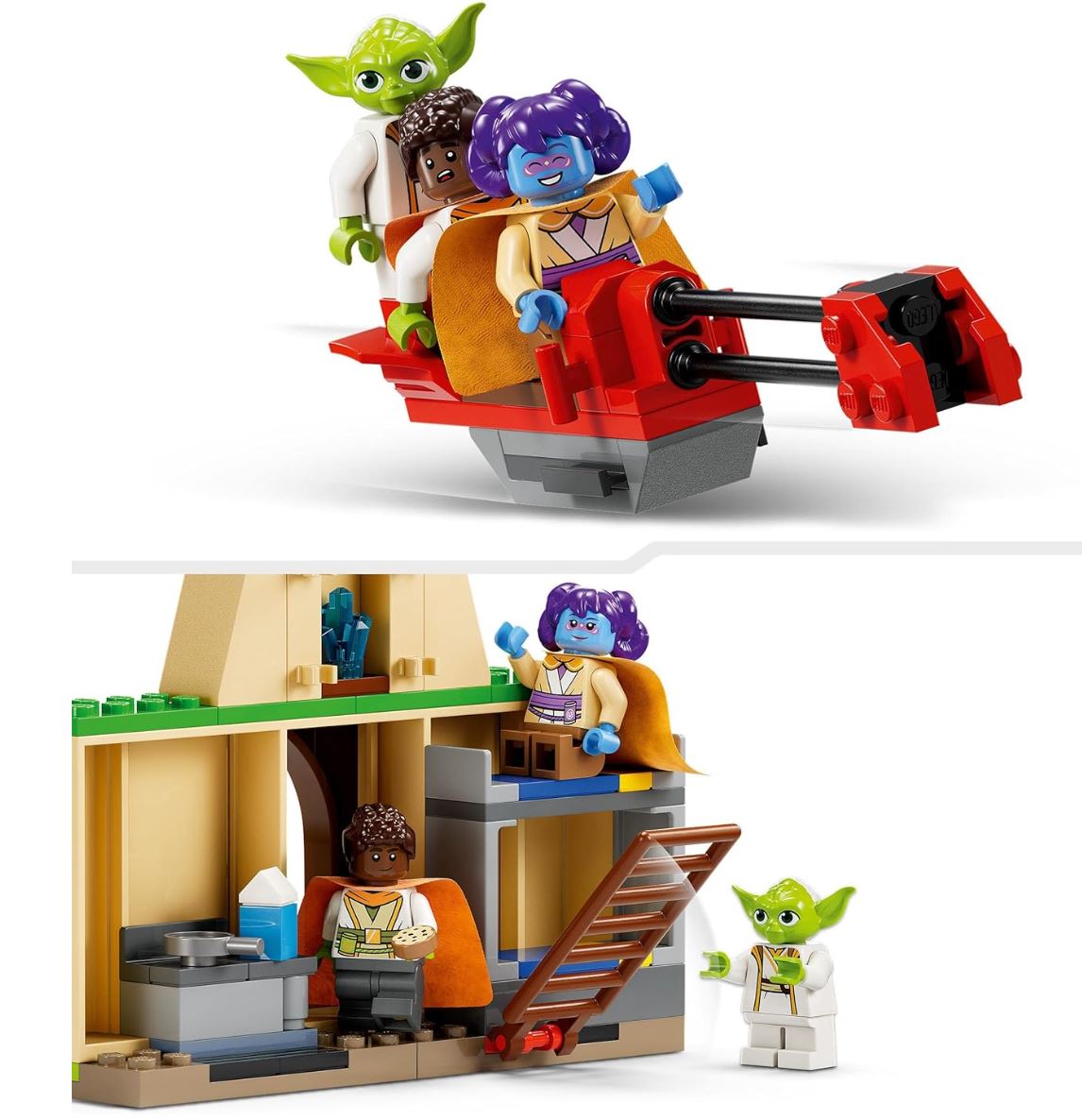 LEGO Star Wars 75358 – Le Temple Jedi de Tenoo – 124 Pièces – Jouet de Construction pour Enfants Dès 4 Ans