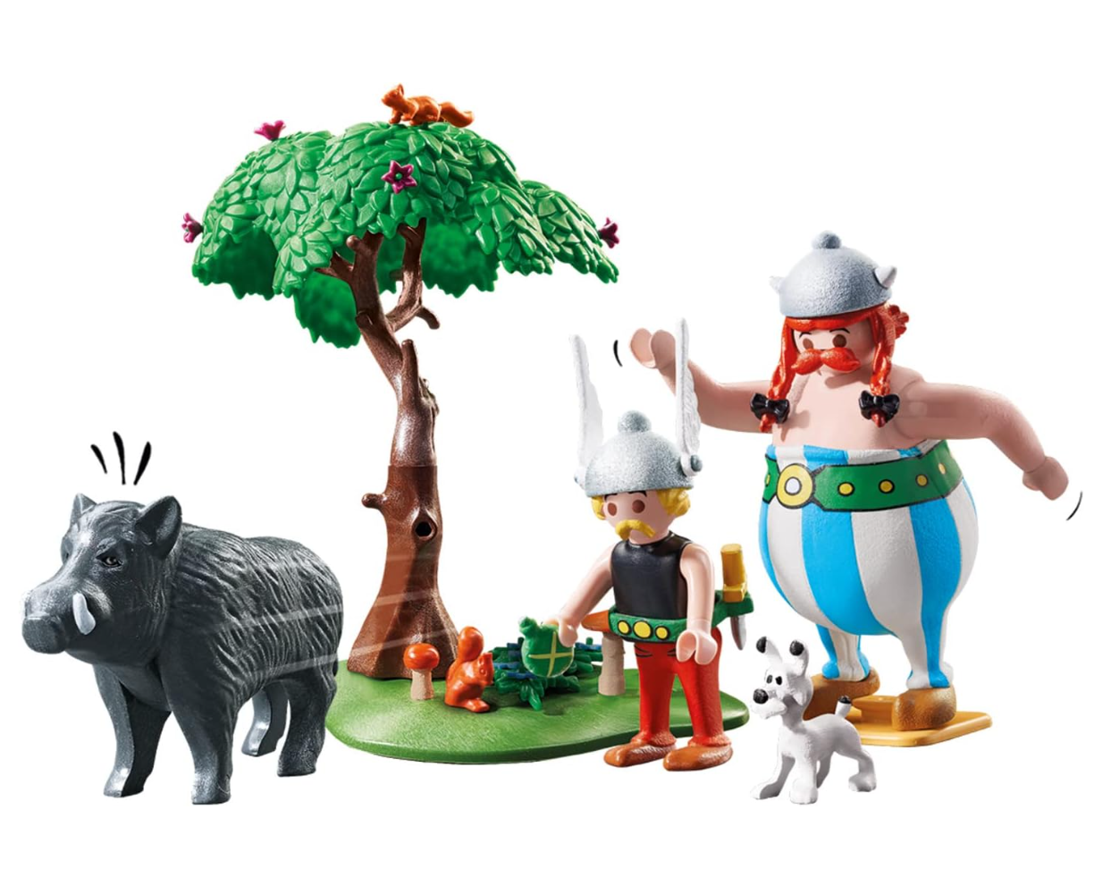 PLAYMOBIL 71160 Astérix – La Chasse au Sanglier - Astérix, Obélix & Idéfix dès 5 ans