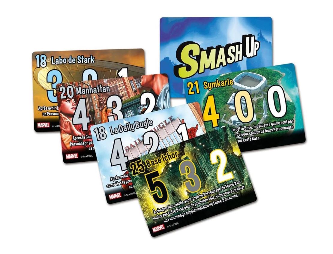 Smash Up Marvel – Jeu de Société Iello – 8 Factions Marvel – 2 à 4 Joueurs – Dès 12 Ans – Version Française
