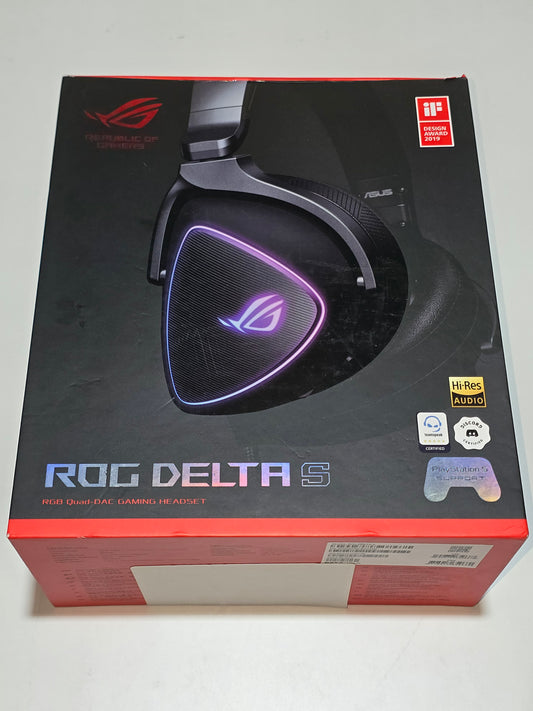 ASUS ROG Delta Core – Casque gaming filaire multiplateforme (Jack 3,5 mm) – Produit comme neuf, emballage ouvert