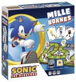 Mille Bornes Sonic Dujardin - Plateau Circuit - Jeu Société