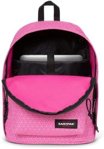 Eastpak Sac à Dos Out Of Office – Refleks Meta Pink – Grand Compartiment, Confort Optimal