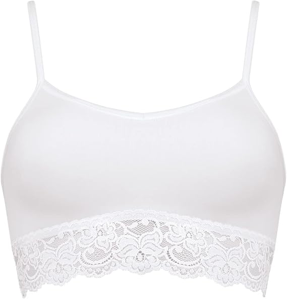 Sloggi Romance – Bralette femme blanche – Taille 48 EU – Confort et féminité au quotidien