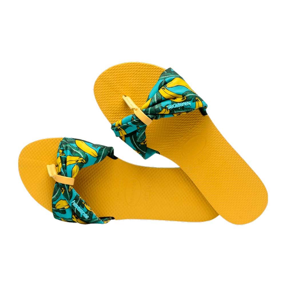 Havaianas Tong You Saint Tropez Or Jaune 37/38 – Tongs Femme - vue 5