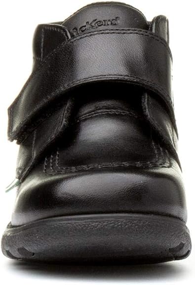 Kickers Fragma Strap Leather Boots – Bottes mixte enfants, cuir noir, pointure 22 EU