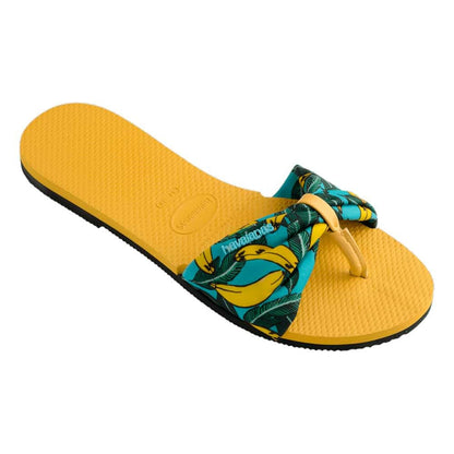 Havaianas Tong You Saint Tropez Or Jaune 37/38 – Tongs Femme - vue 3