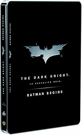 Batman Begins + The Dark Knight – Coffret Édition SteelBook Limitée – Films de Christopher Nolan