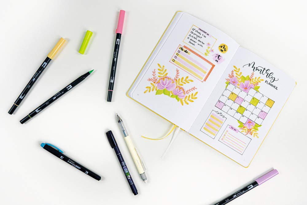 Kit Journaling Créatif Tombow BUJO-SET2 – 7 Produits + Carnet - vue 4