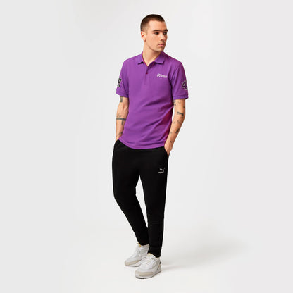 Mercedes AMG Petronas F1 Hamilton LH44 Polo Violet M – Officiel