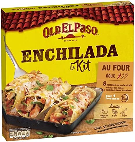 OLD EL PASO - Kit Sdt Enchilda 657G - Lot De 3 - Offre Special