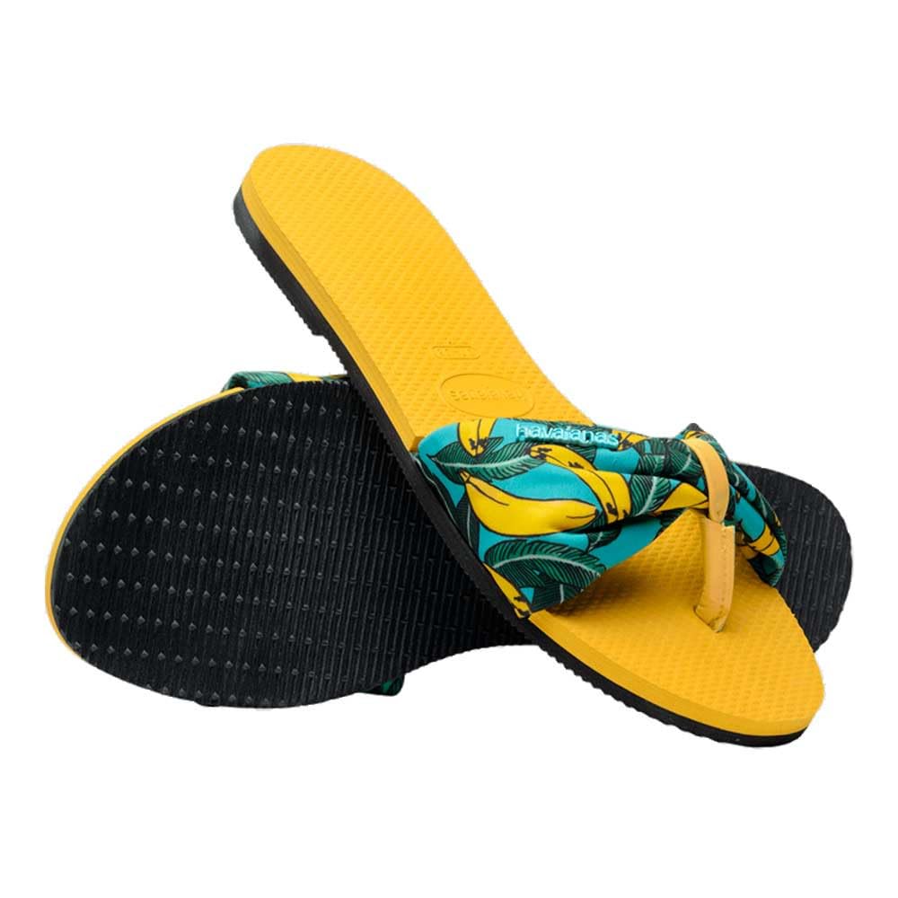 Havaianas Tong You Saint Tropez Or Jaune 37/38 – Tongs Femme - vue 6