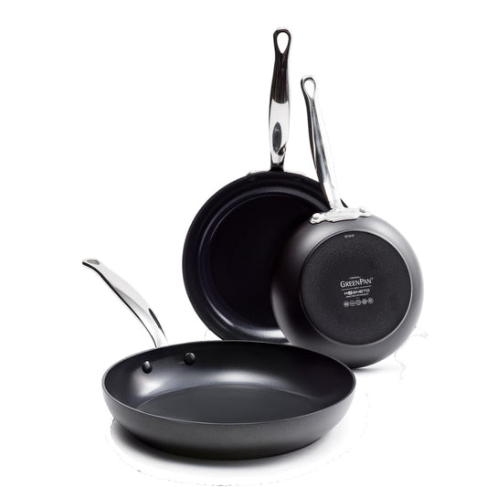GreenPan Barcelona Lot 3 Poêles Céramique Sans PFAS 20/24/28cm