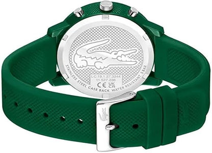 Lacoste 12.12 2011245 Montre Chronographe Homme – Vert Silicone - vue 2