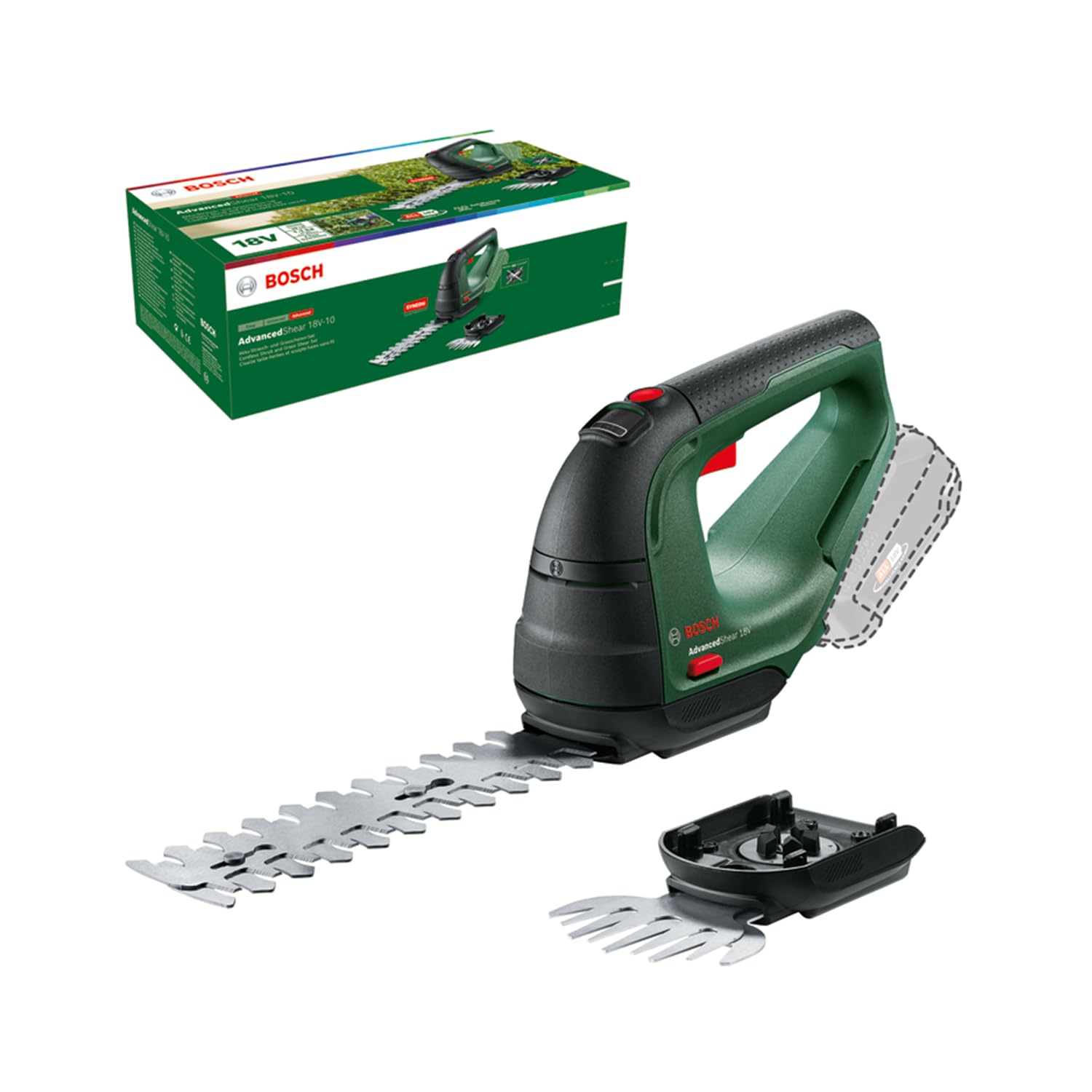 Bosch AdvancedShear 18V-10 – Cisaille à gazon sans fil