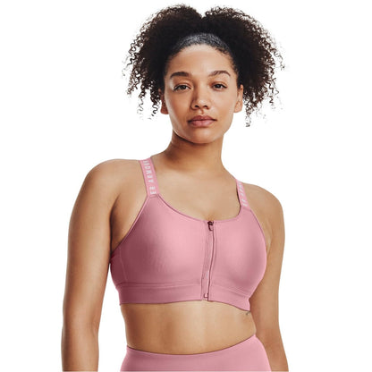 Soutien-Gorge Sport Under Armour Infinity High Zip Rose Femme M