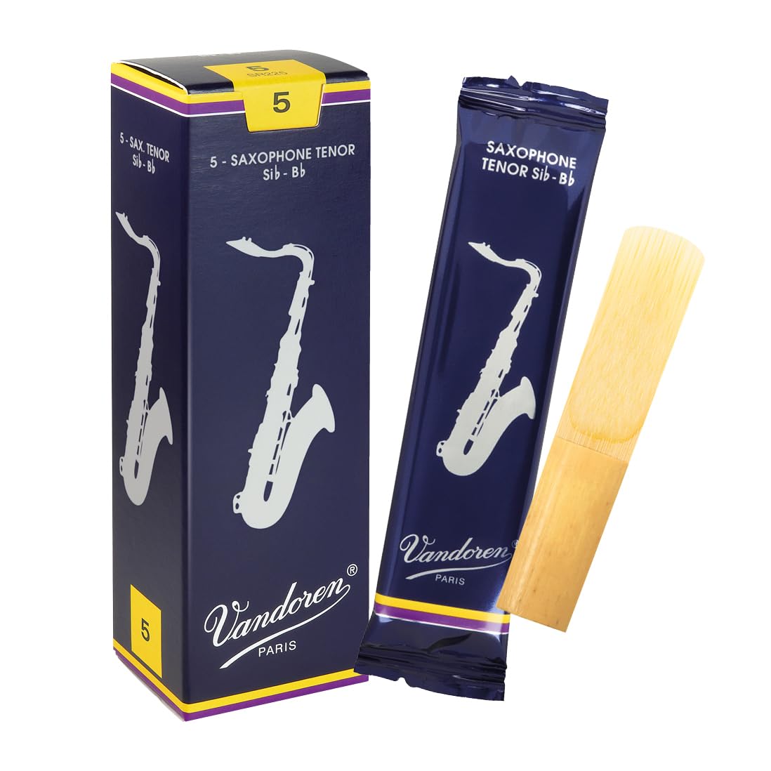 Anches Vandoren Traditionnelles Saxophone Ténor Force 5 – Boîte 5