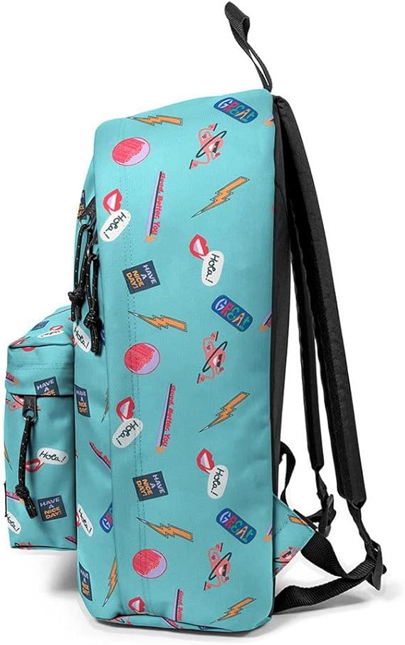 Eastpak Out of Office – Sac à dos 27 L – Nostalgia Aqua – Compartiment PC 15"