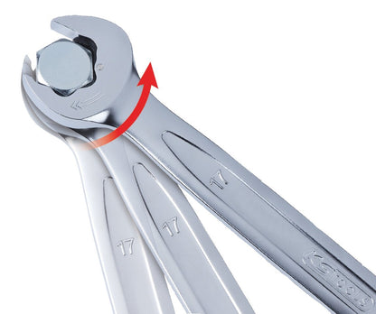 KS Tools DUO GEARplus Clé Mixte à Cliquet 12 mm – Double fonction - vue 3
