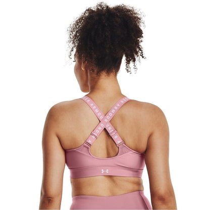 Soutien-Gorge Sport Under Armour Infinity High Zip Rose Femme M