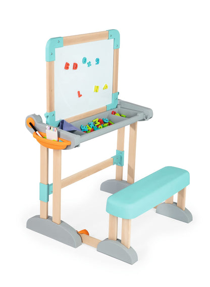 Smoby Modulo Space Bureau 2-en-1 Tableau – 80 accessoires 3+