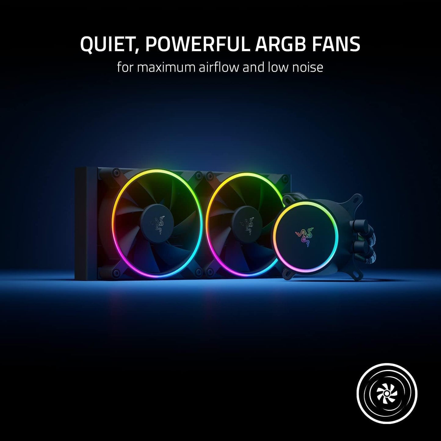 Razer Hanbo Chroma 240mm Watercooling AIO RGB Gaming - vue 5