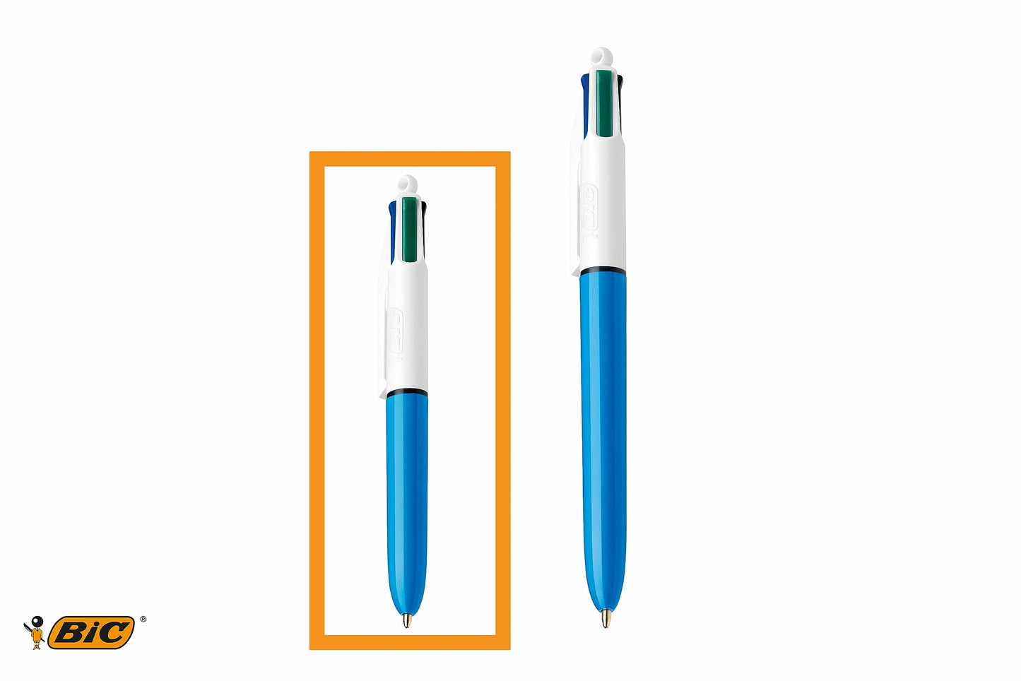 BIC 4 Couleurs Mini – 3 stylos rétractables 1 mm - vue 2