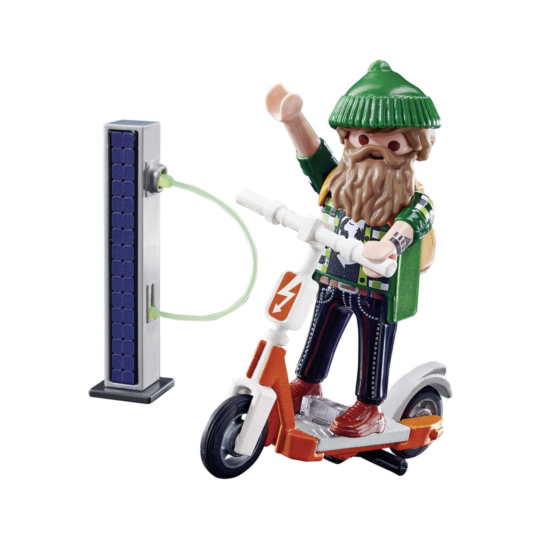 Playmobil 70873 Hipster Trottinette Électrique – City Life - vue 3