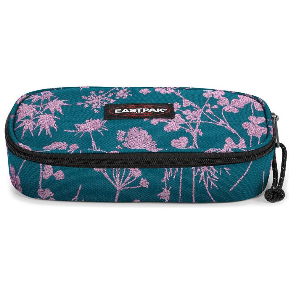 Trousse Eastpak Oval Bleu Canard Rose 22cm - Scolaire