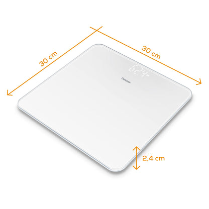Beurer GS 225 Pèse-Personne Numérique – Écran Magic Blanc - vue 4