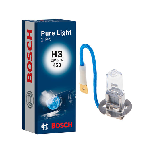 Bosch Pure Light H3 12V 55W – Ampoule phare auto